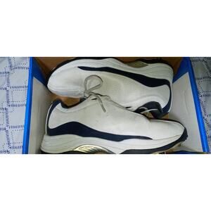 Sports Source, Inc. Pure Spin Men's Golf Shoes Size 10 White And Black Leather